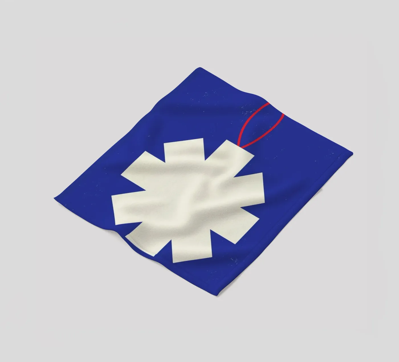 Simple Snowflake fleece blanket by daylight design studio