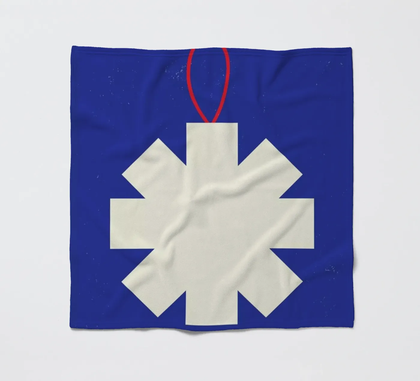 Simple Snowflake fleece blanket by daylight design studio
