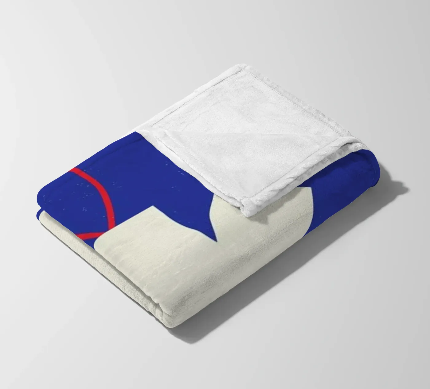 Simple Snowflake fleece blanket by daylight design studio