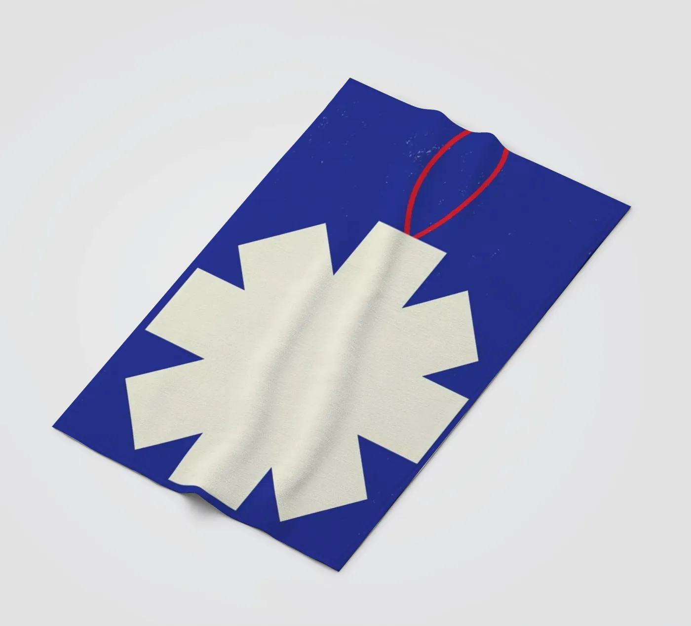 Simple Snowflake fleece blanket by daylight design studio