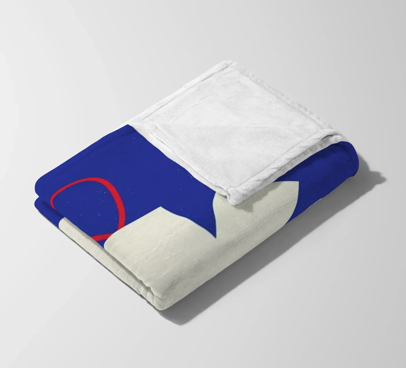 Simple Snowflake fleece blanket by daylight design studio