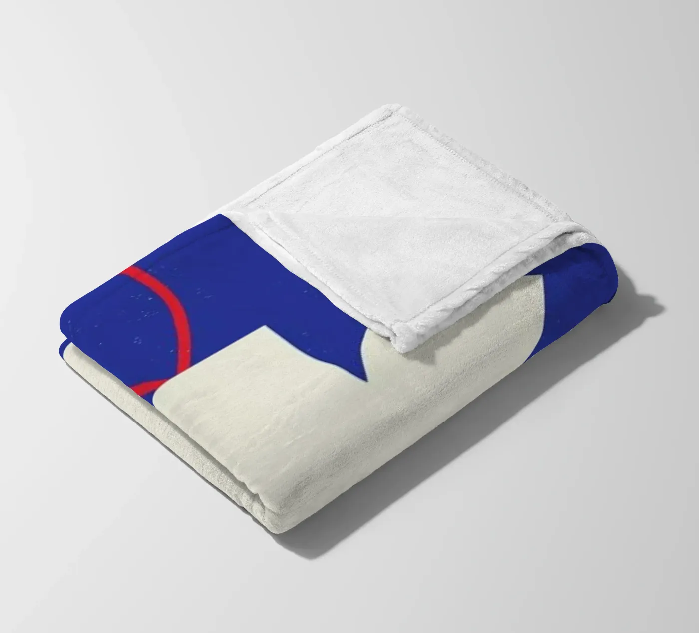 Simple Snowflake fleece blanket by daylight design studio