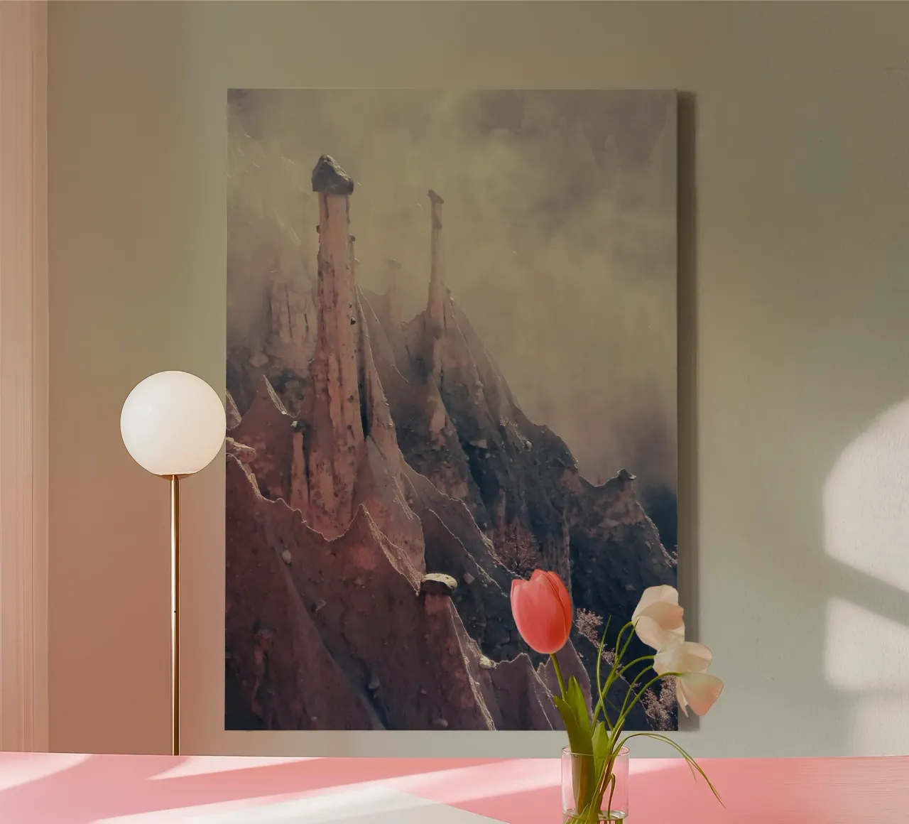 Camini delle fate tela con Cornice a cassetta da Moon  Bloom
