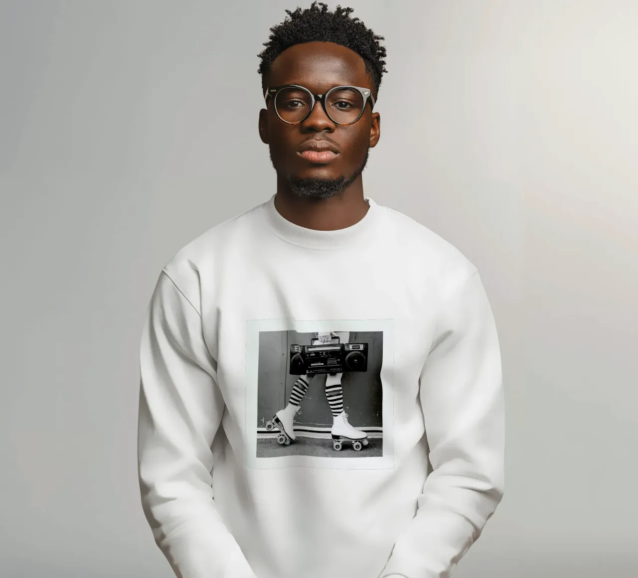 Boombox sweatshirt by METROPOLIS