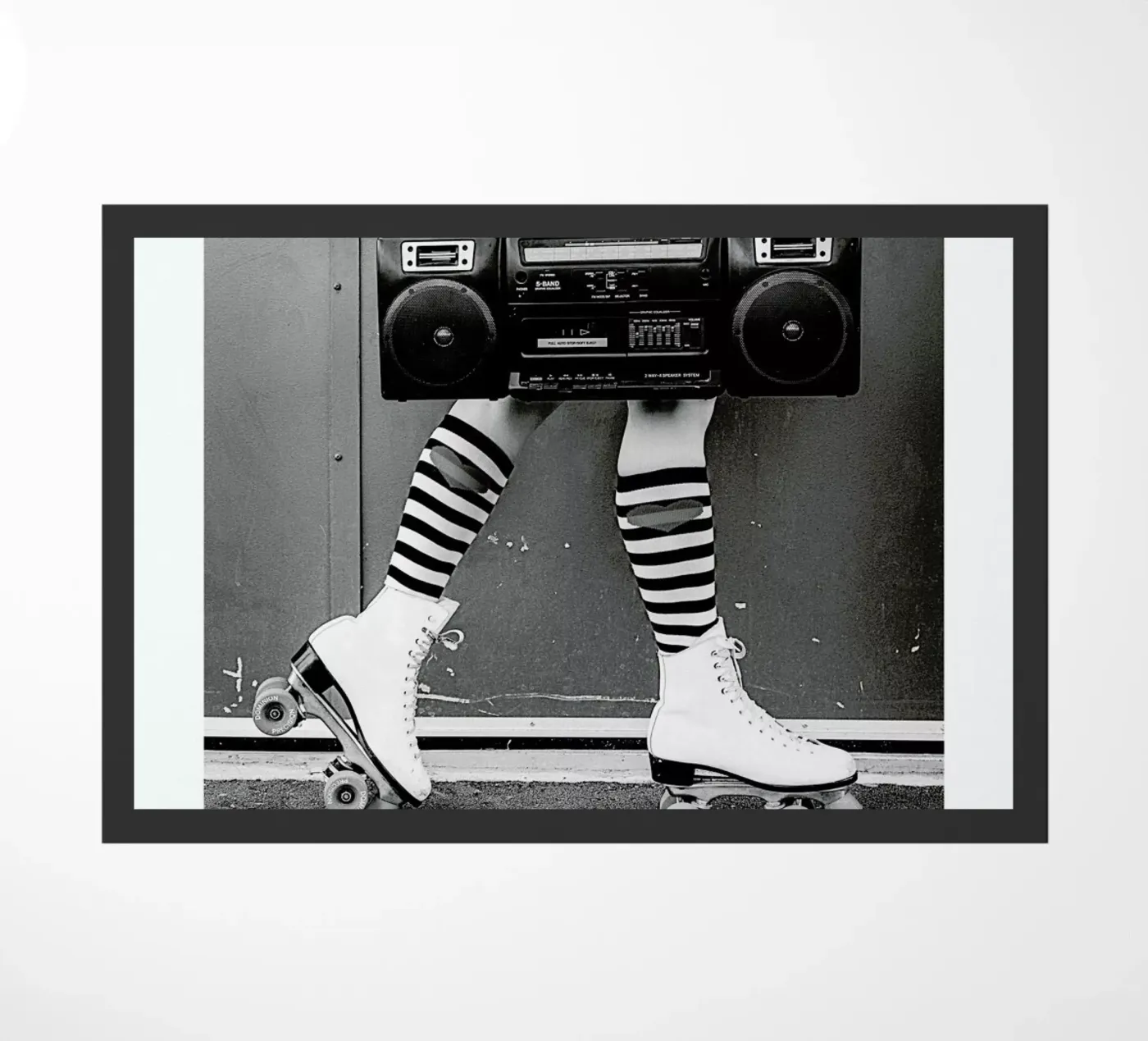 Boombox doormat by METROPOLIS