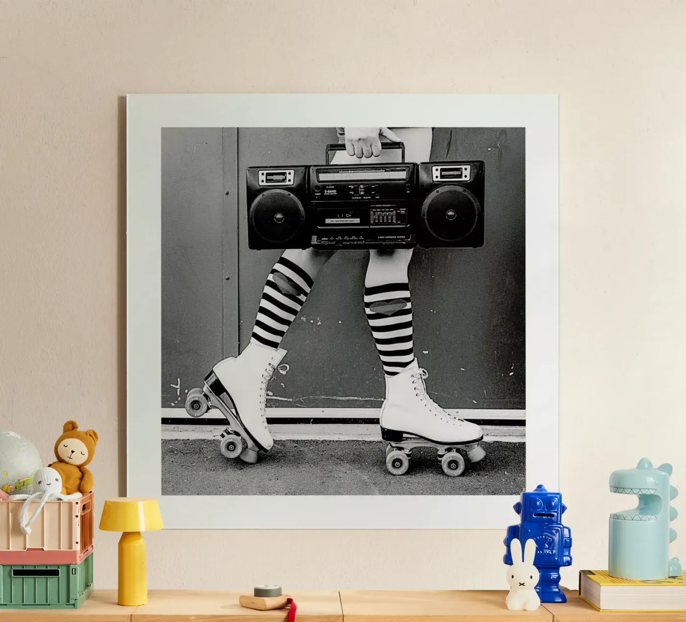 Boombox acrylic glass by METROPOLIS