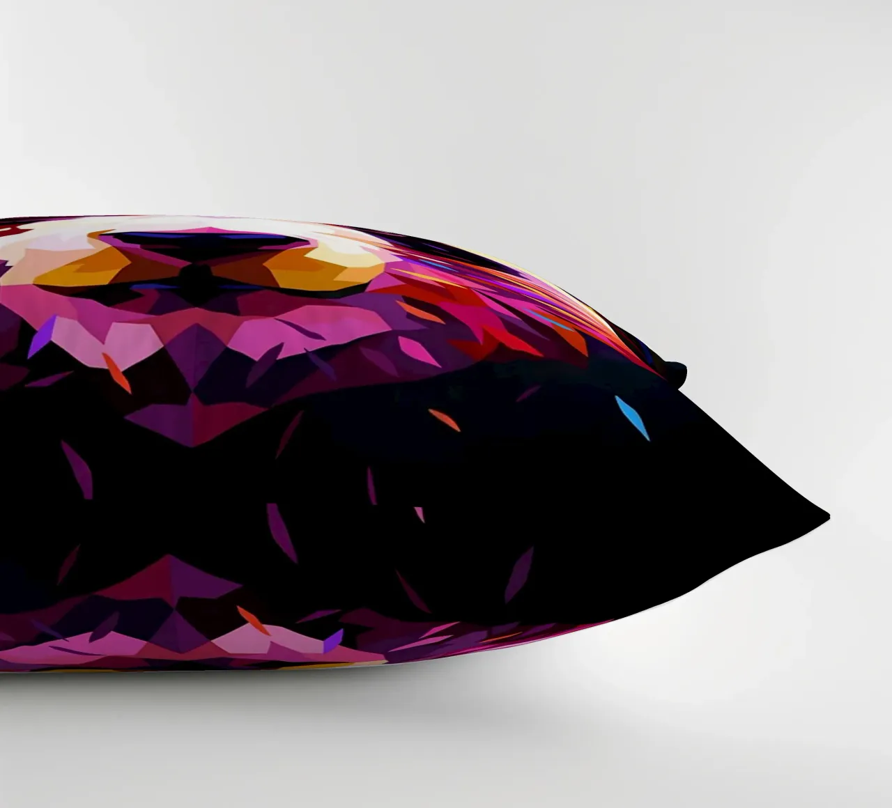 Panda Low Poly Astratto cuscino da James M Coyle