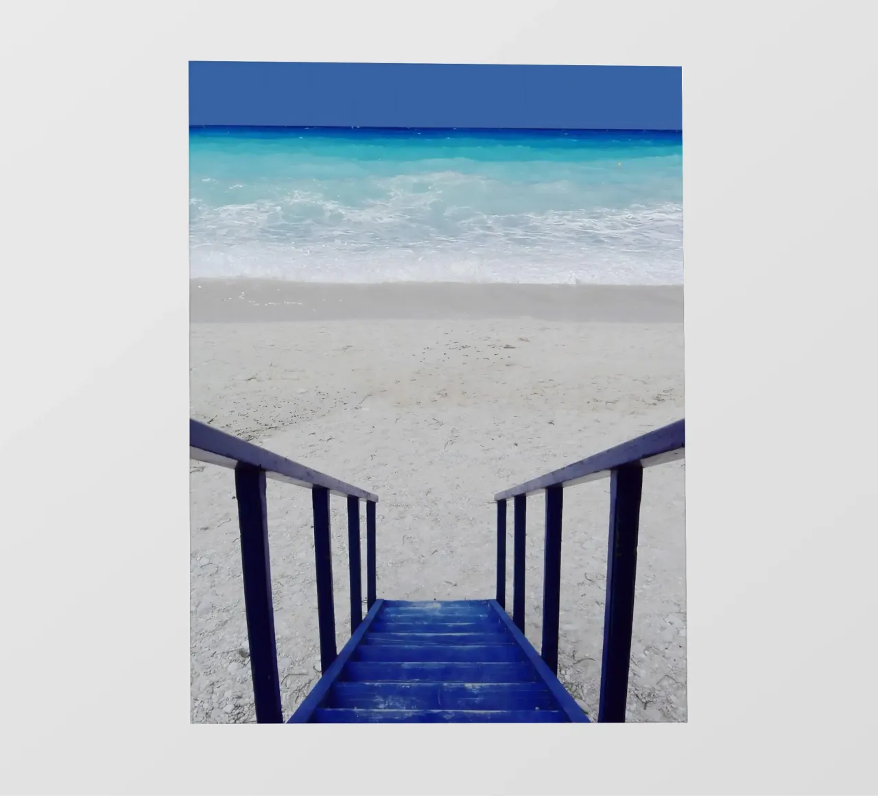 Mare blu greco telo in pvc da Moon  Bloom