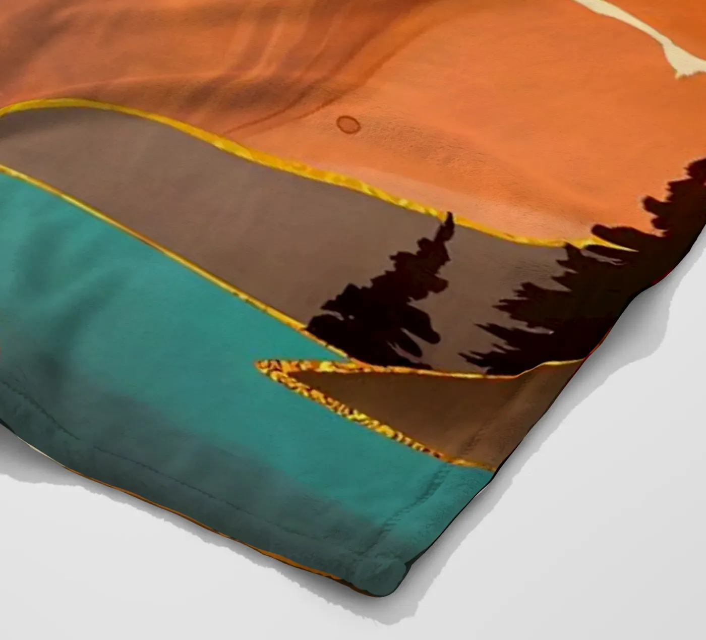 Fall Sunset coperta in pile da Albert S Jacob