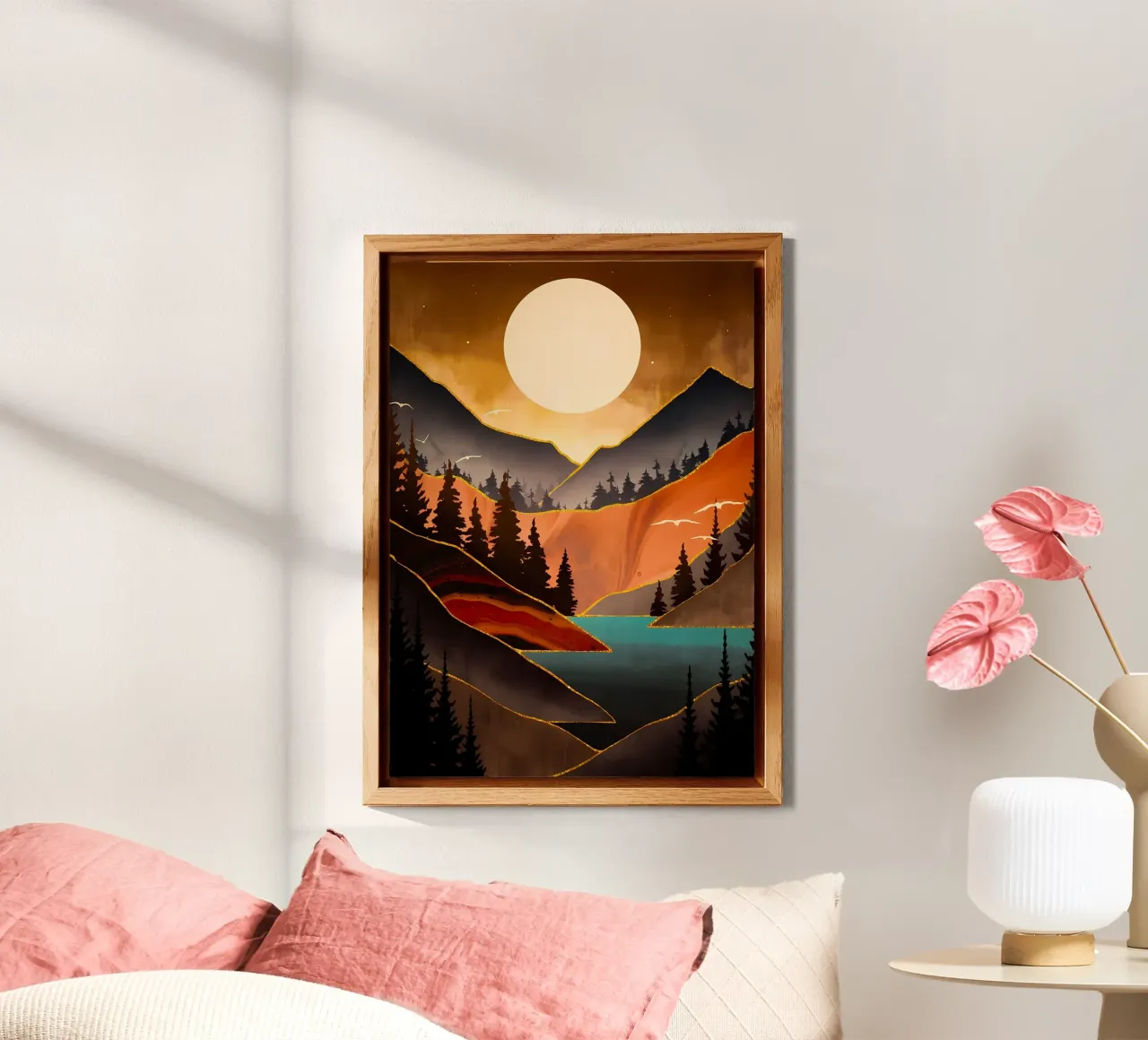 Tramonto d'autunno pannello forex da Albert S Jacob