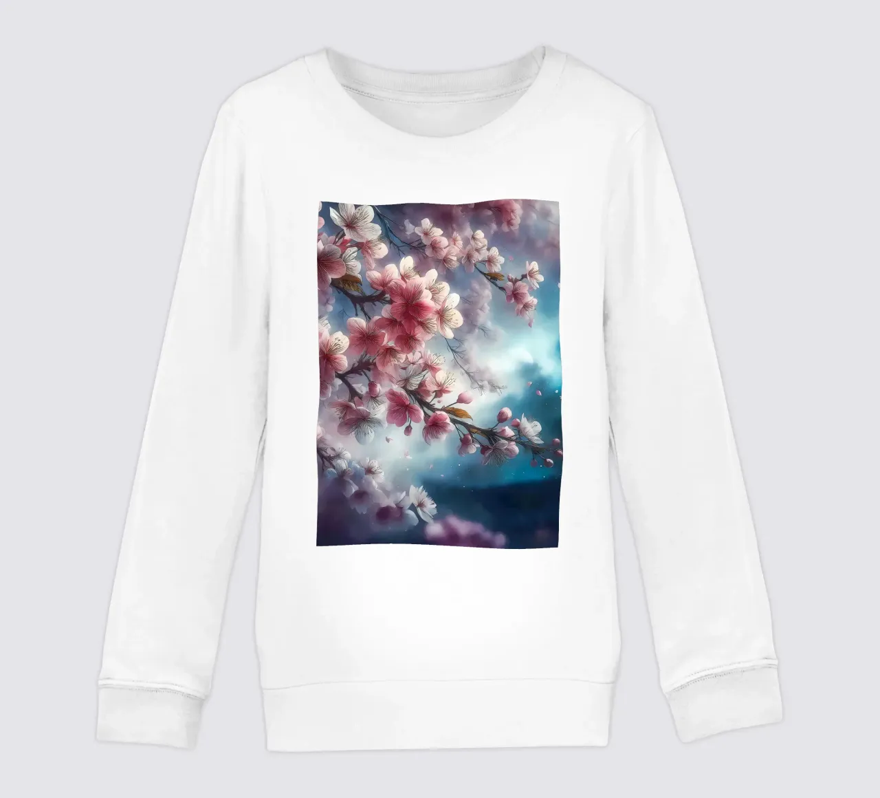 Blooming Sakura branches felpa bambino da Rebecca Clark Wyrick