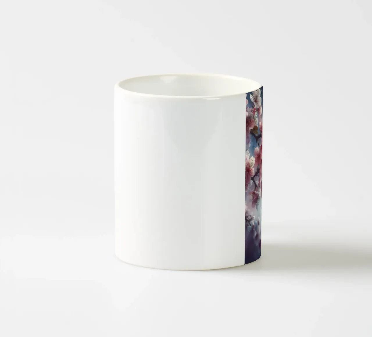 Blooming Sakura branches tazza in ceramica da Rebecca Clark Wyrick
