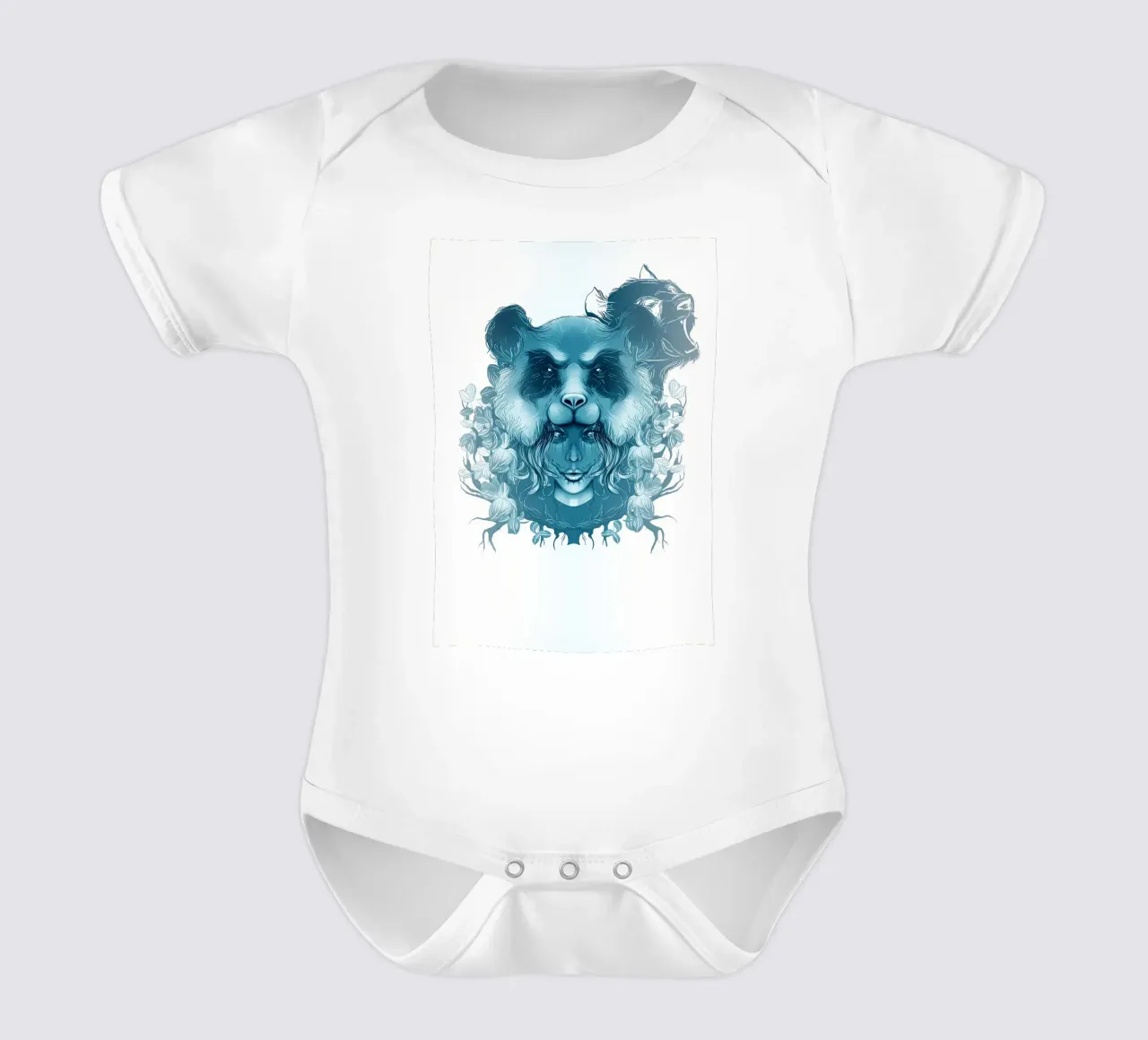 Animale 003 body neonato maniche corte da James M Coyle