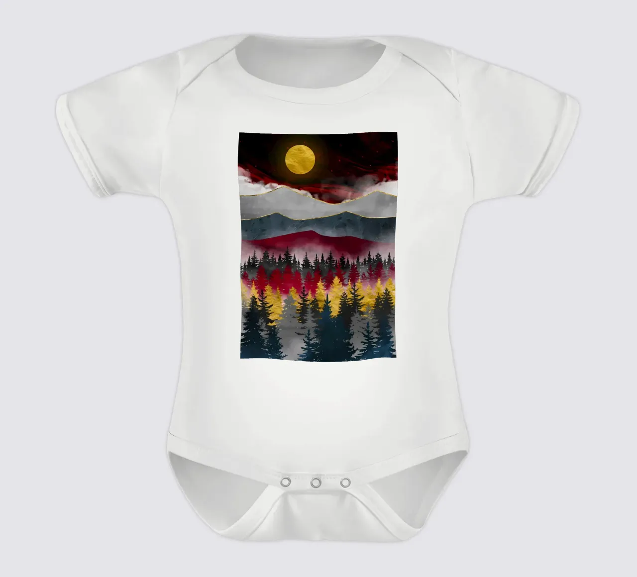 Forêt de pins body bébé de Albert S Jacob