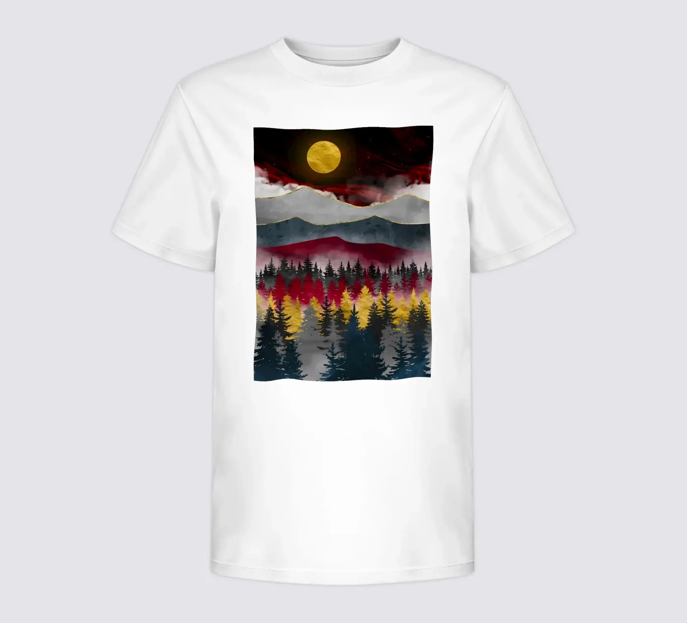 Pine Forest kinder t-shirt van Albert S Jacob