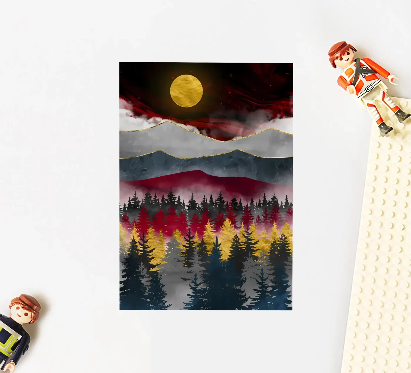 Pine Forest sticker by Albert S Jacob