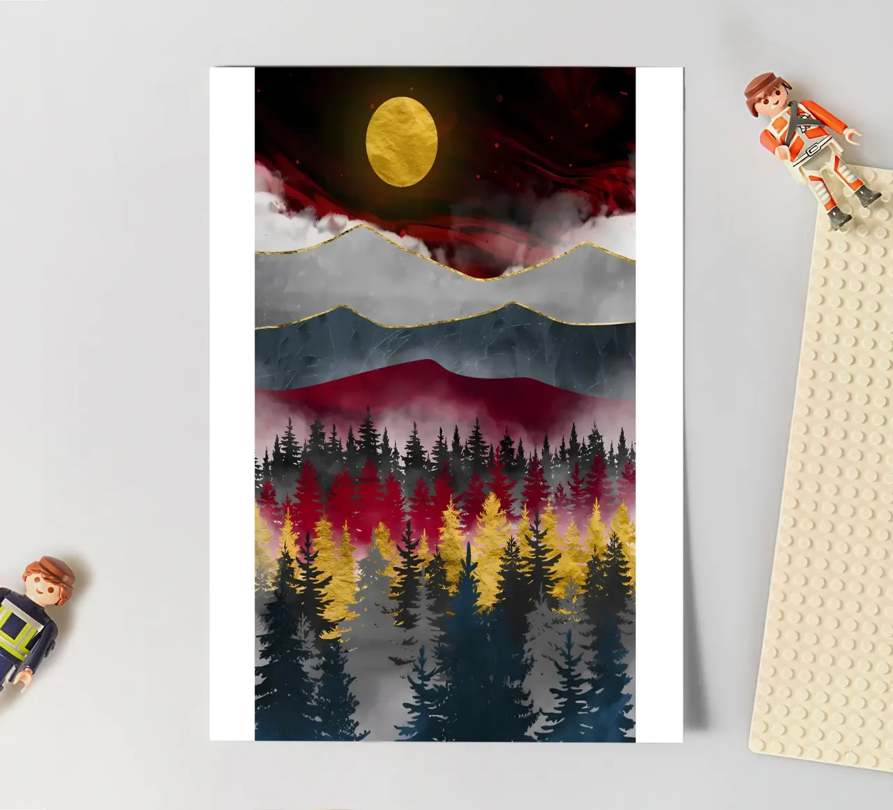 Pine Forest sticker sheet by Albert S Jacob