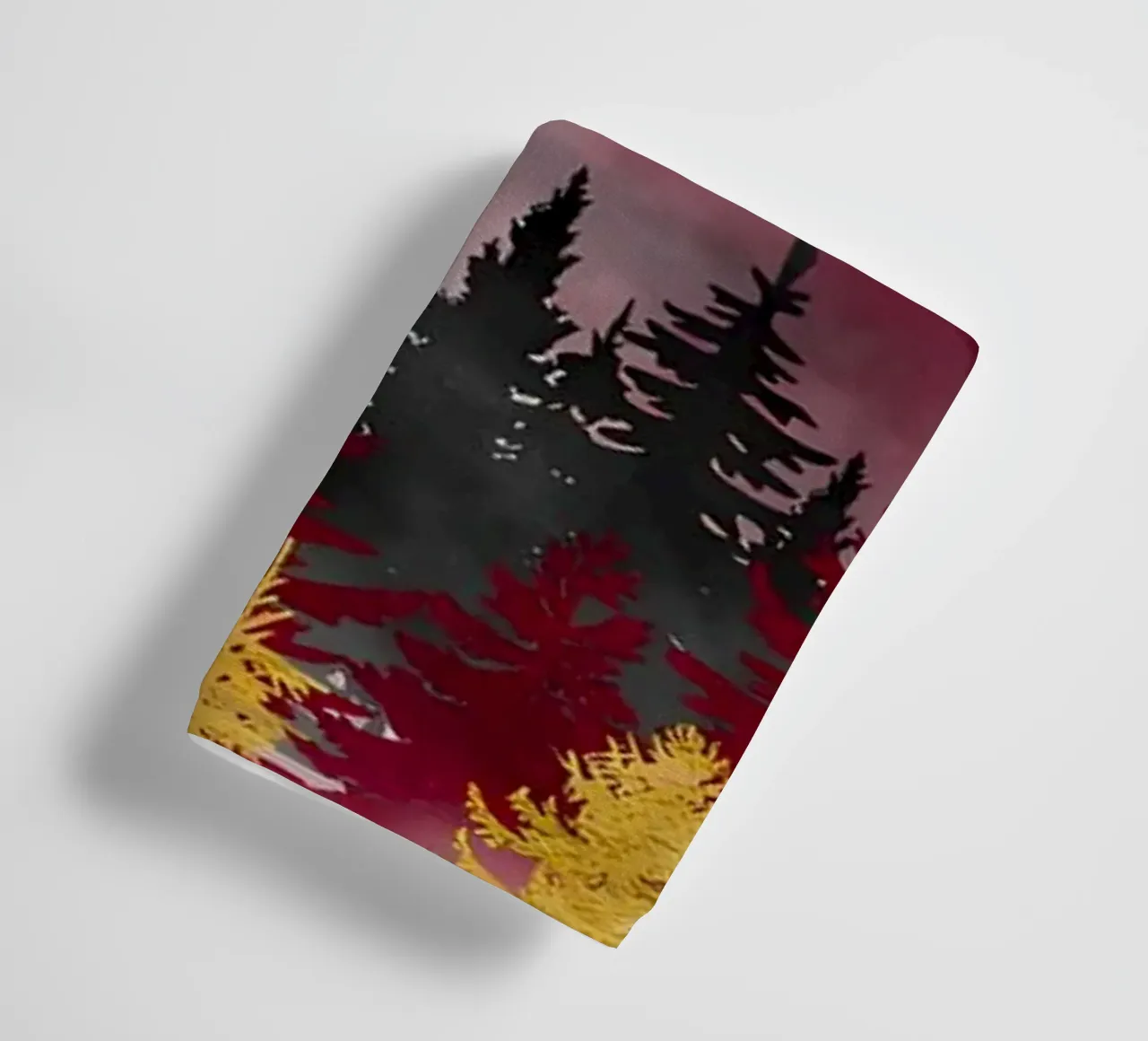 Pine Forest towel by Albert S Jacob