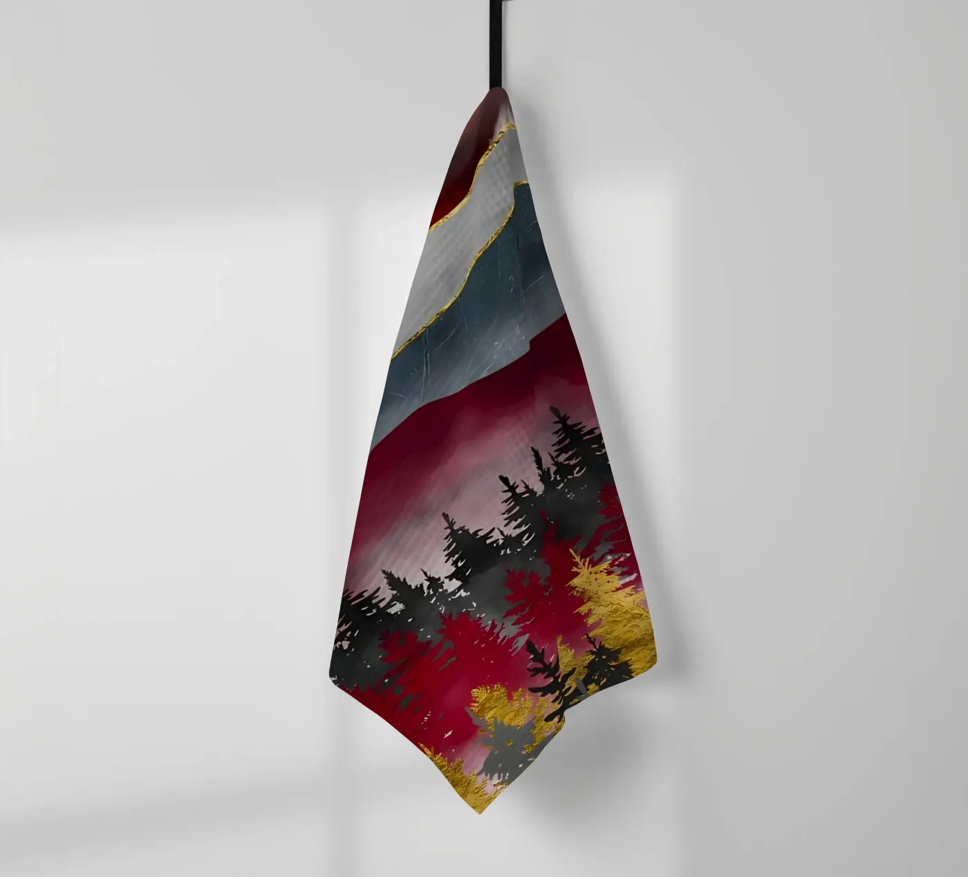 Forêt de pins torchon de Albert S Jacob