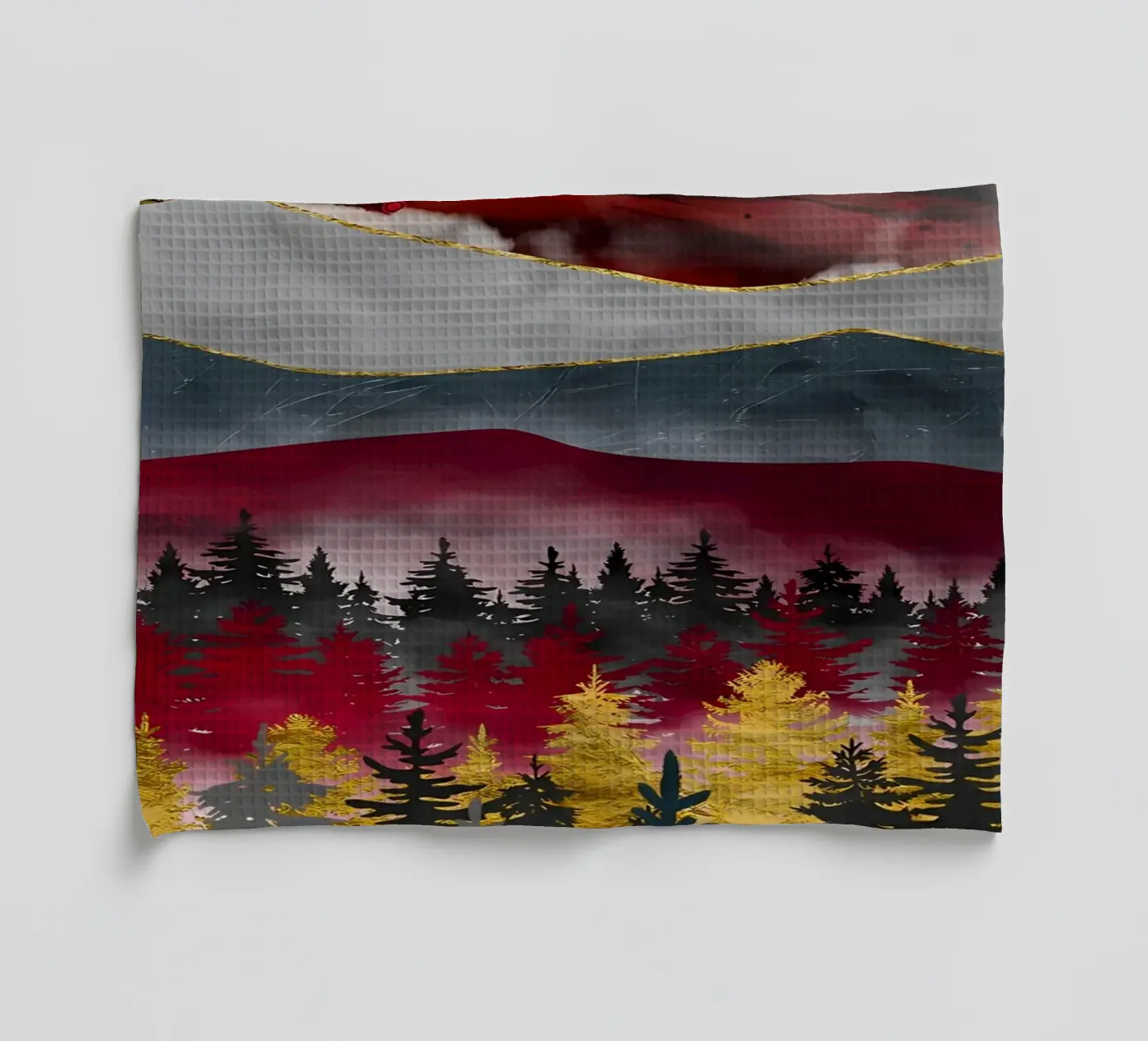 Forêt de pins torchon de Albert S Jacob