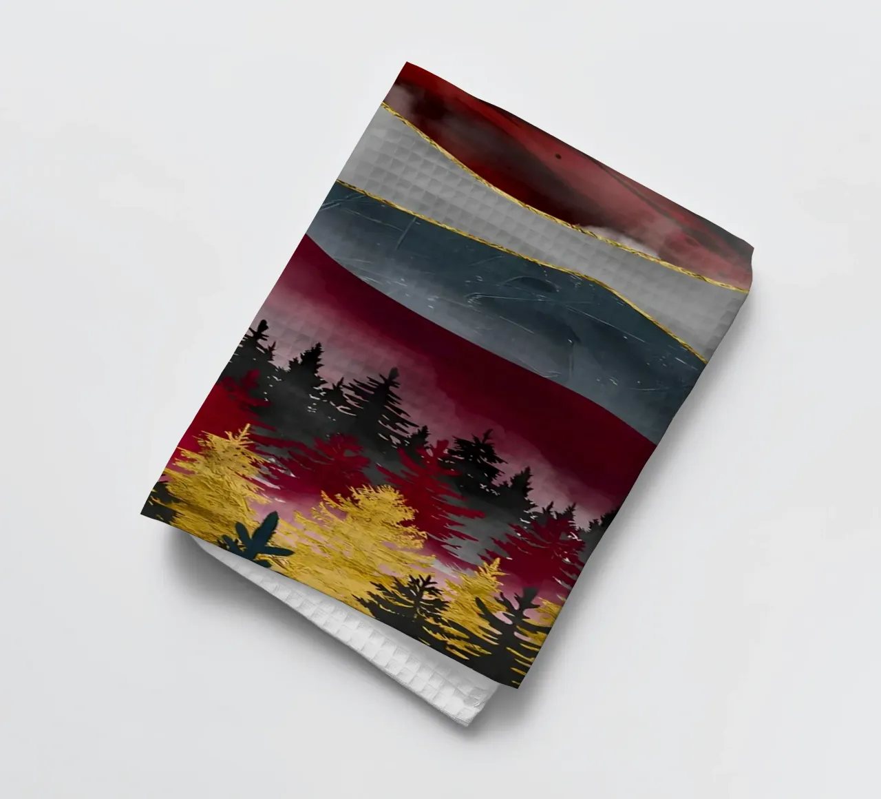 Forêt de pins torchon de Albert S Jacob