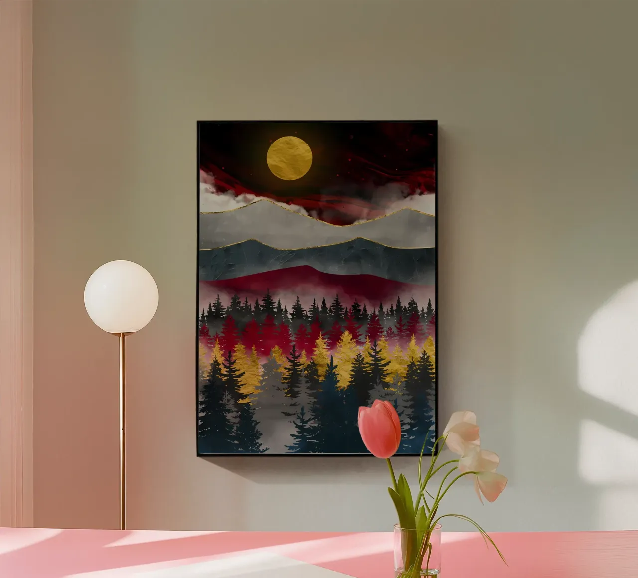 Pine Forest plexiglass da Albert S Jacob