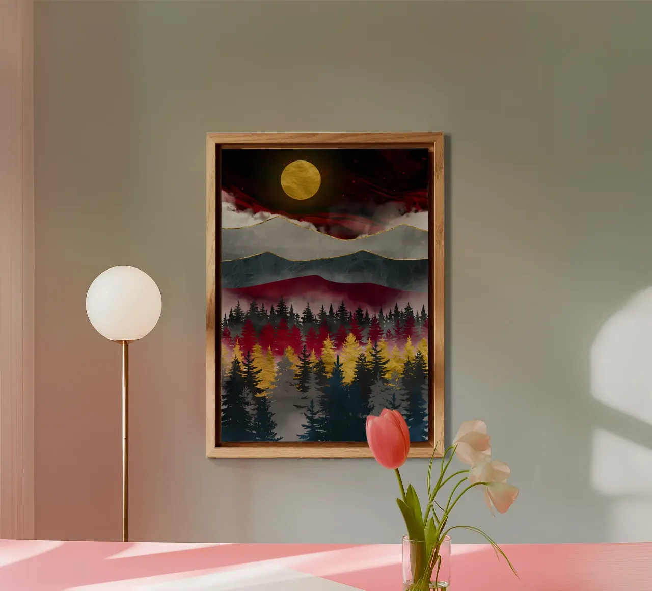 Pine Forest forex plate by Albert S Jacob