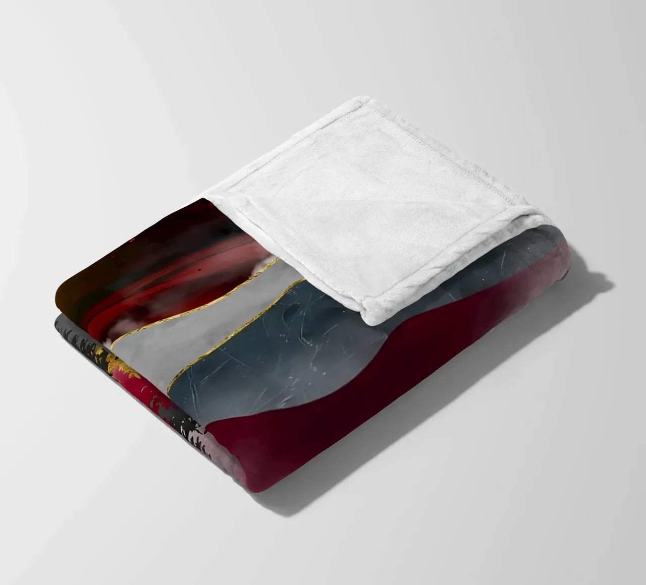 Pine Forest fleece blanket by Albert S Jacob