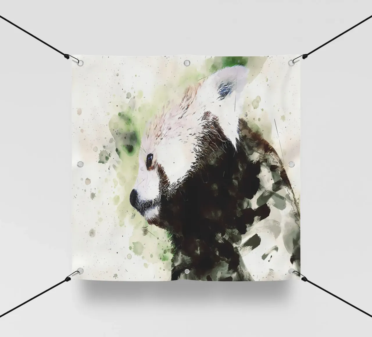 Panda dipinto telo in pvc da James M Coyle