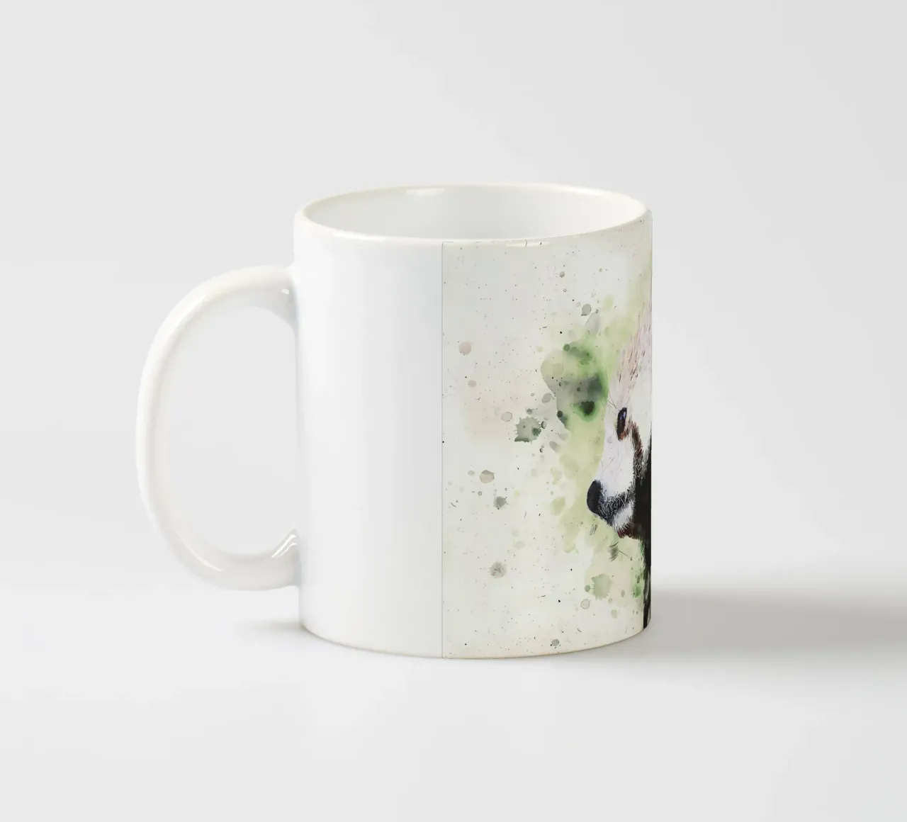 Panda dipinto tazza in ceramica da James M Coyle