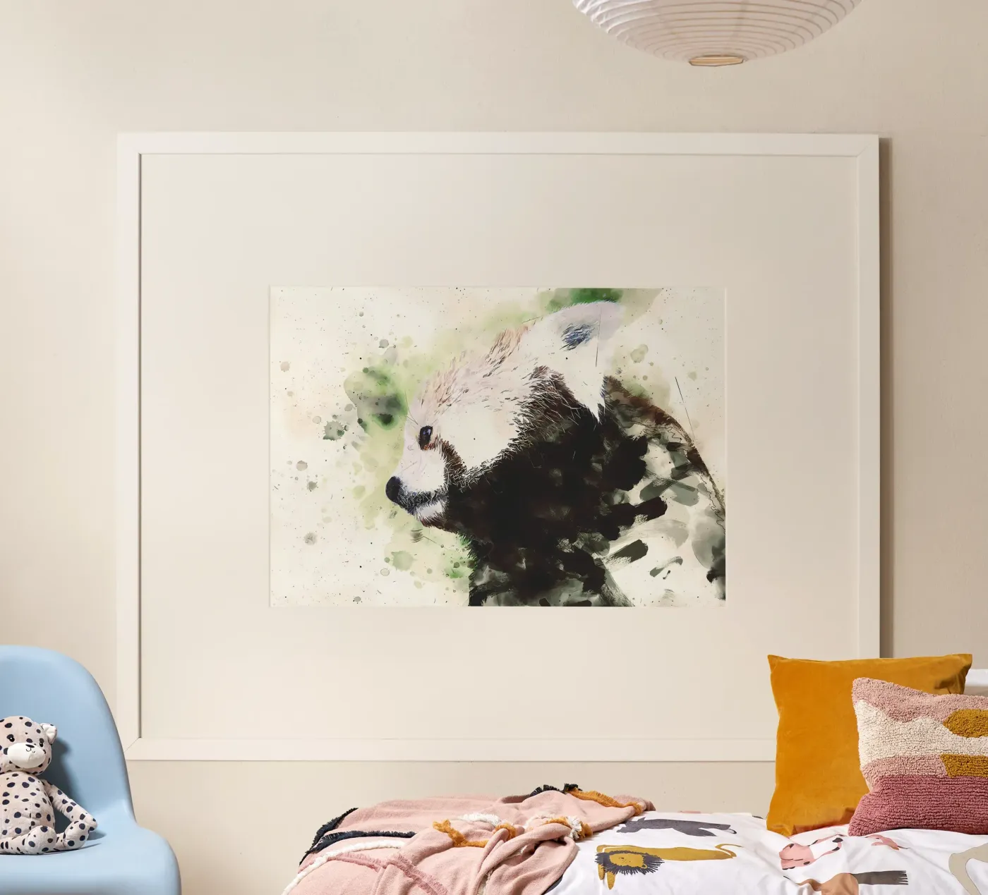 Painted Panda poster by James M Coyle