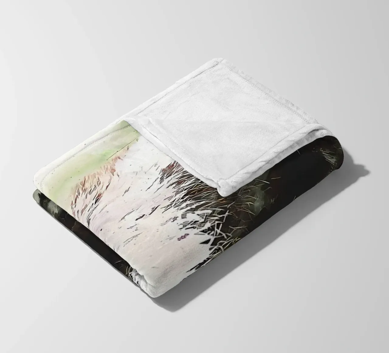 Gemalter Panda Fleecedecke von James M Coyle