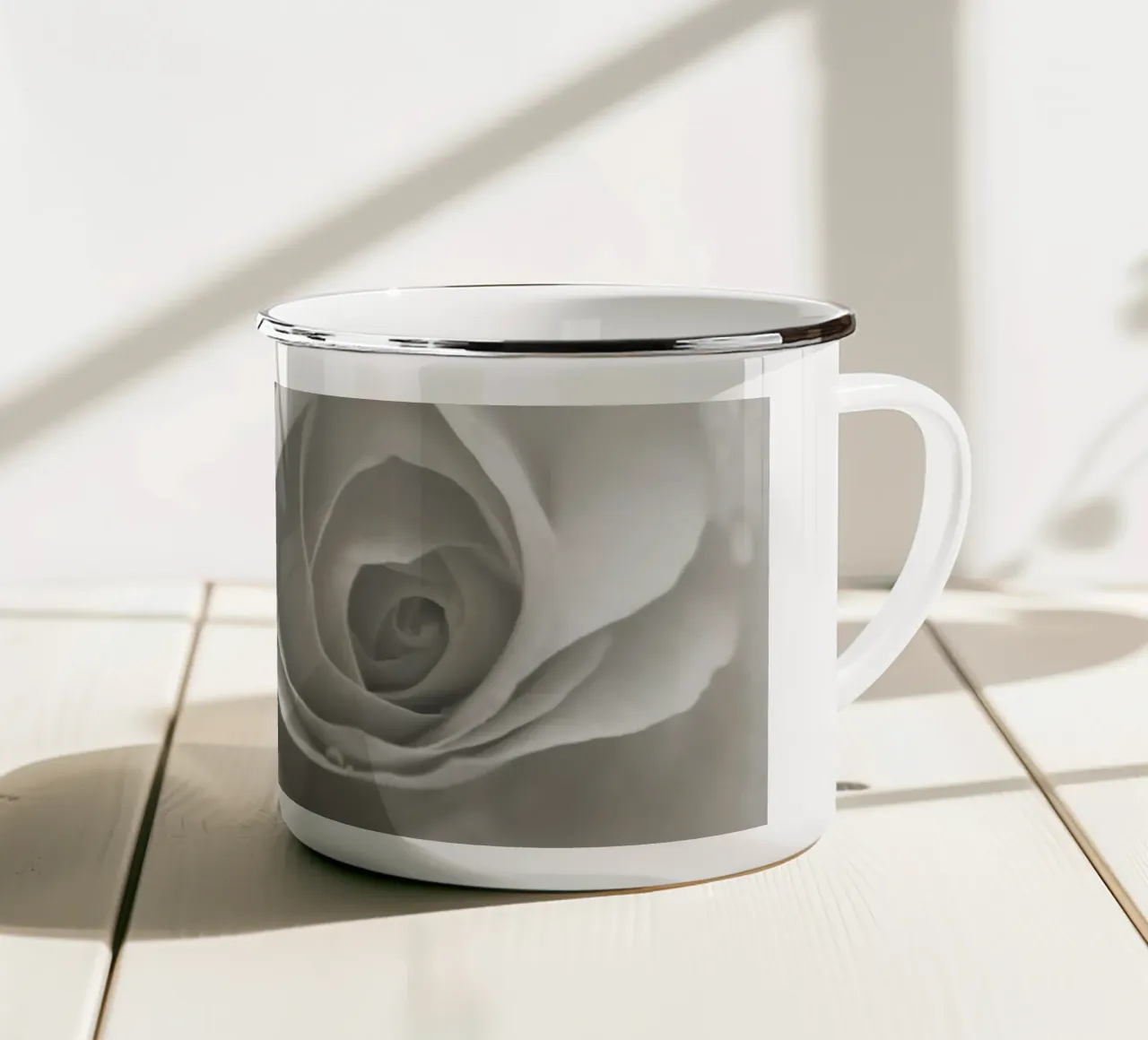 Rosa perla tazza in smalto da Moon  Bloom