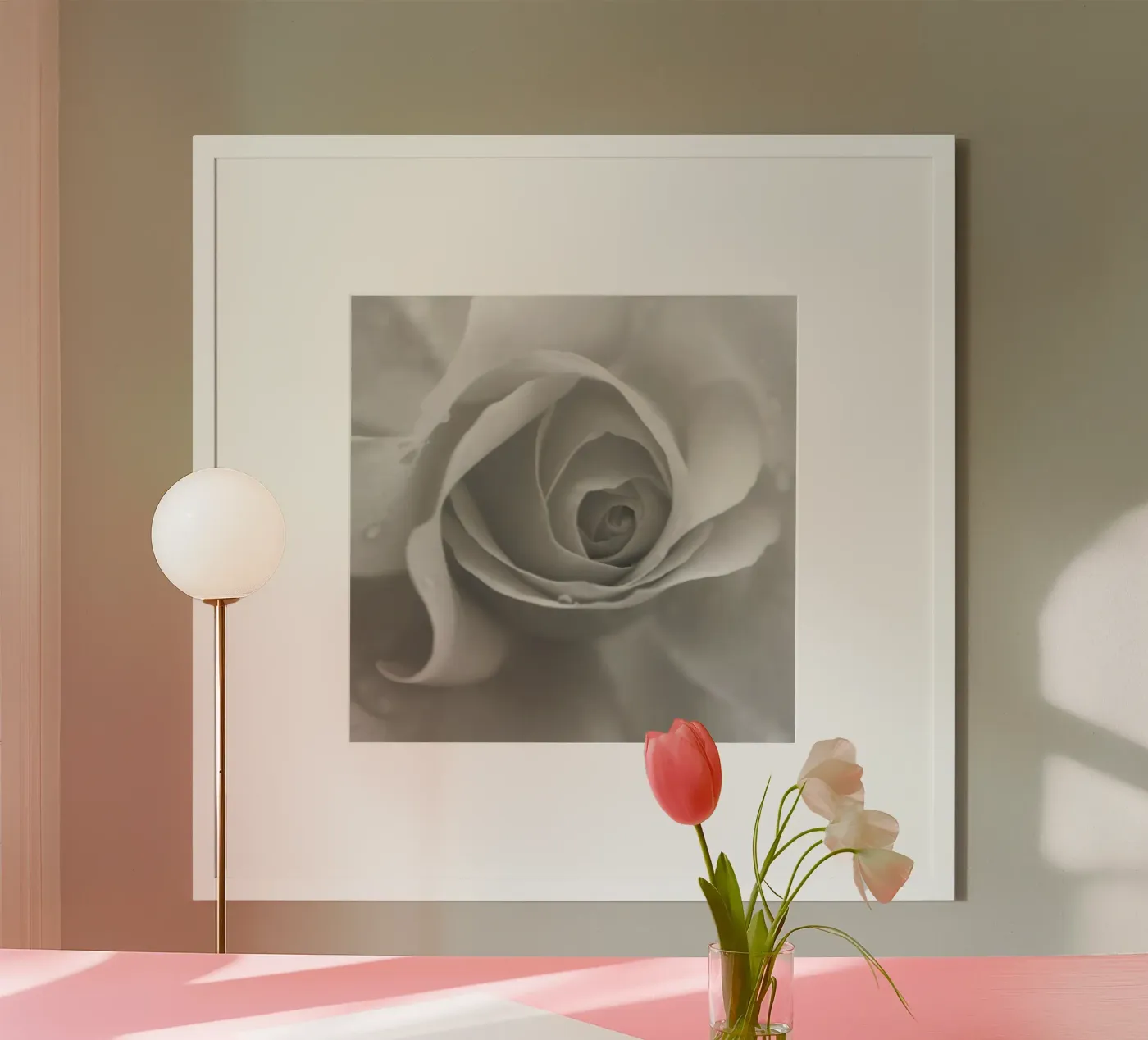 Rosa perla poster da Moon Bloom