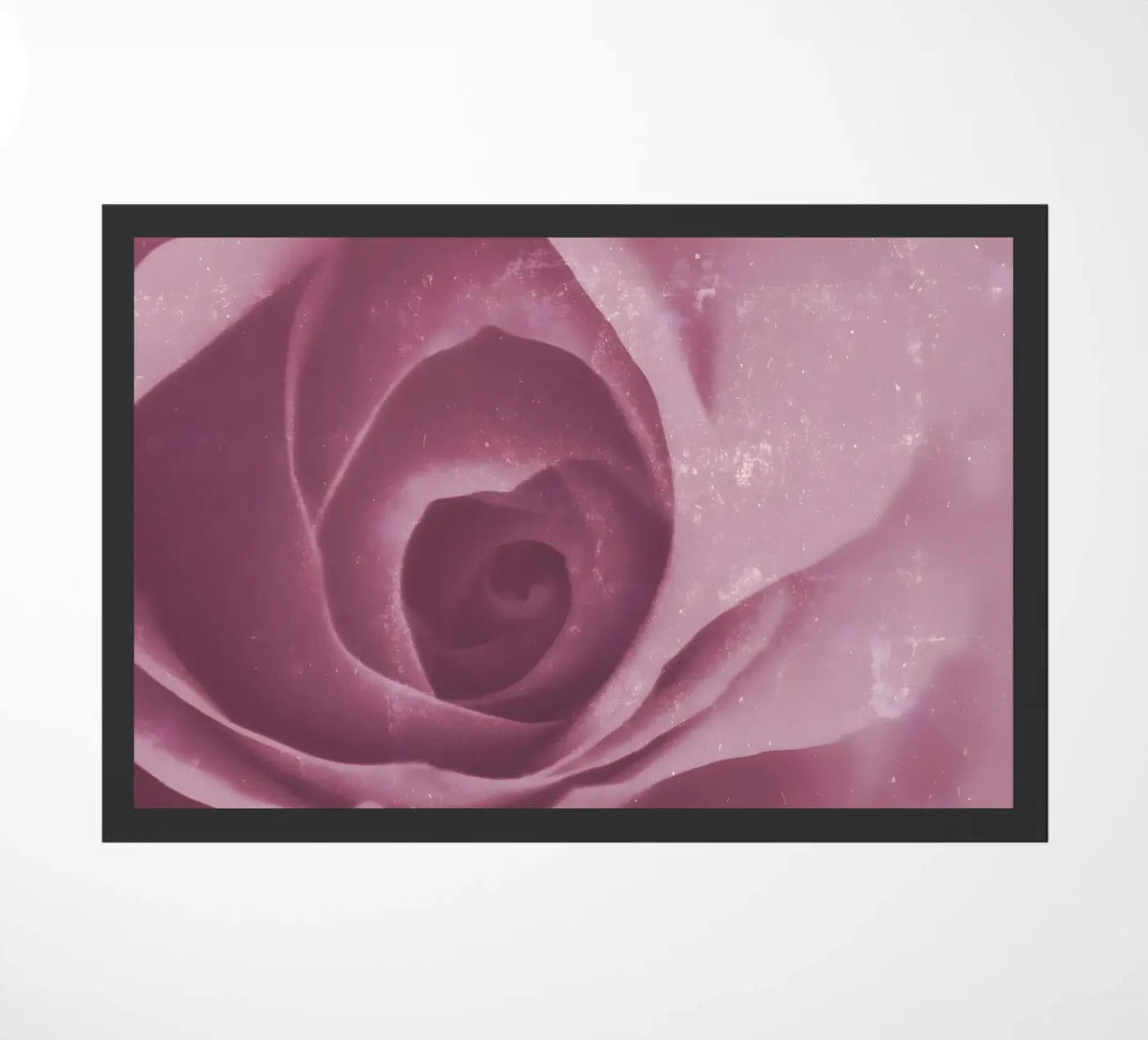 Wijnrode deurmat van Moon Bloom