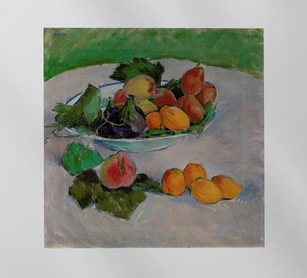 Moser - Still Life with Fruit and Leaves pellicola backlit da ARTOTHEK