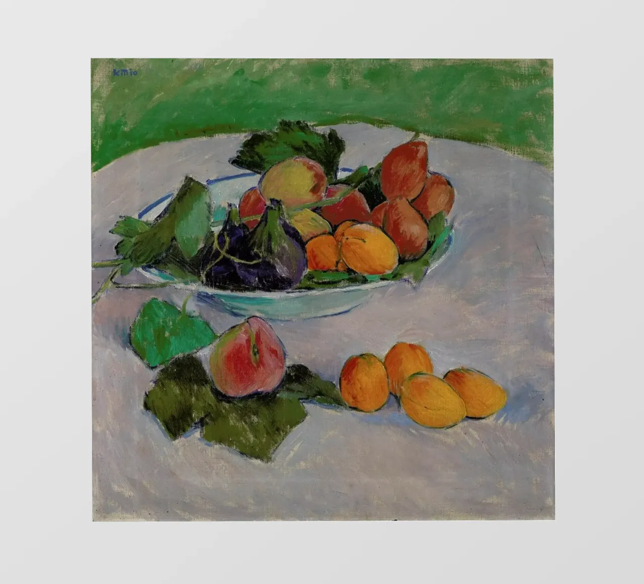 Moser - Still Life with Fruit and Leaves pellicola backlit da ARTOTHEK