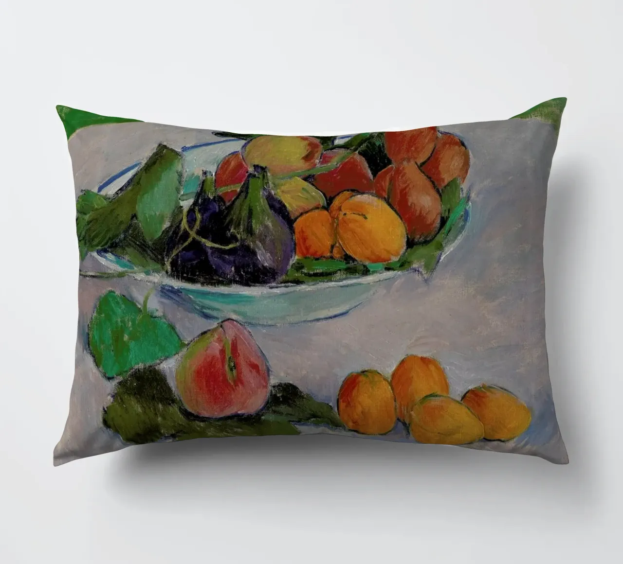 Moser - Still Life with Fruit and Leaves cuscino da ARTOTHEK