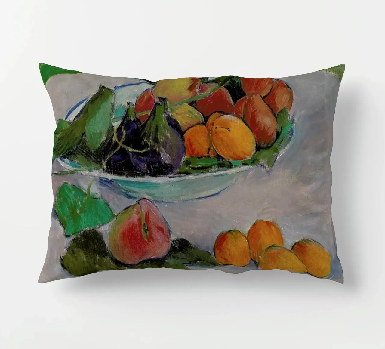 Moser - Still Life with Fruit and Leaves cuscino da ARTOTHEK