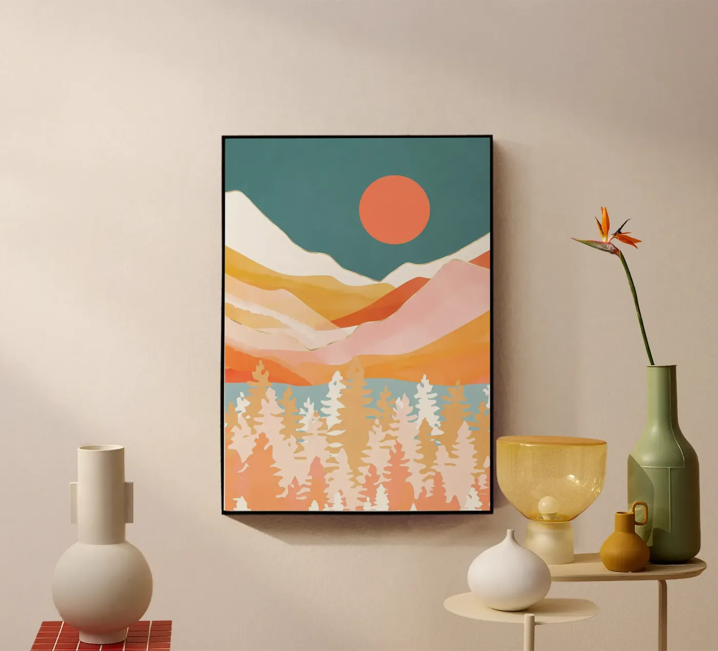 Sunrise Valley plexiglass da Albert S Jacob