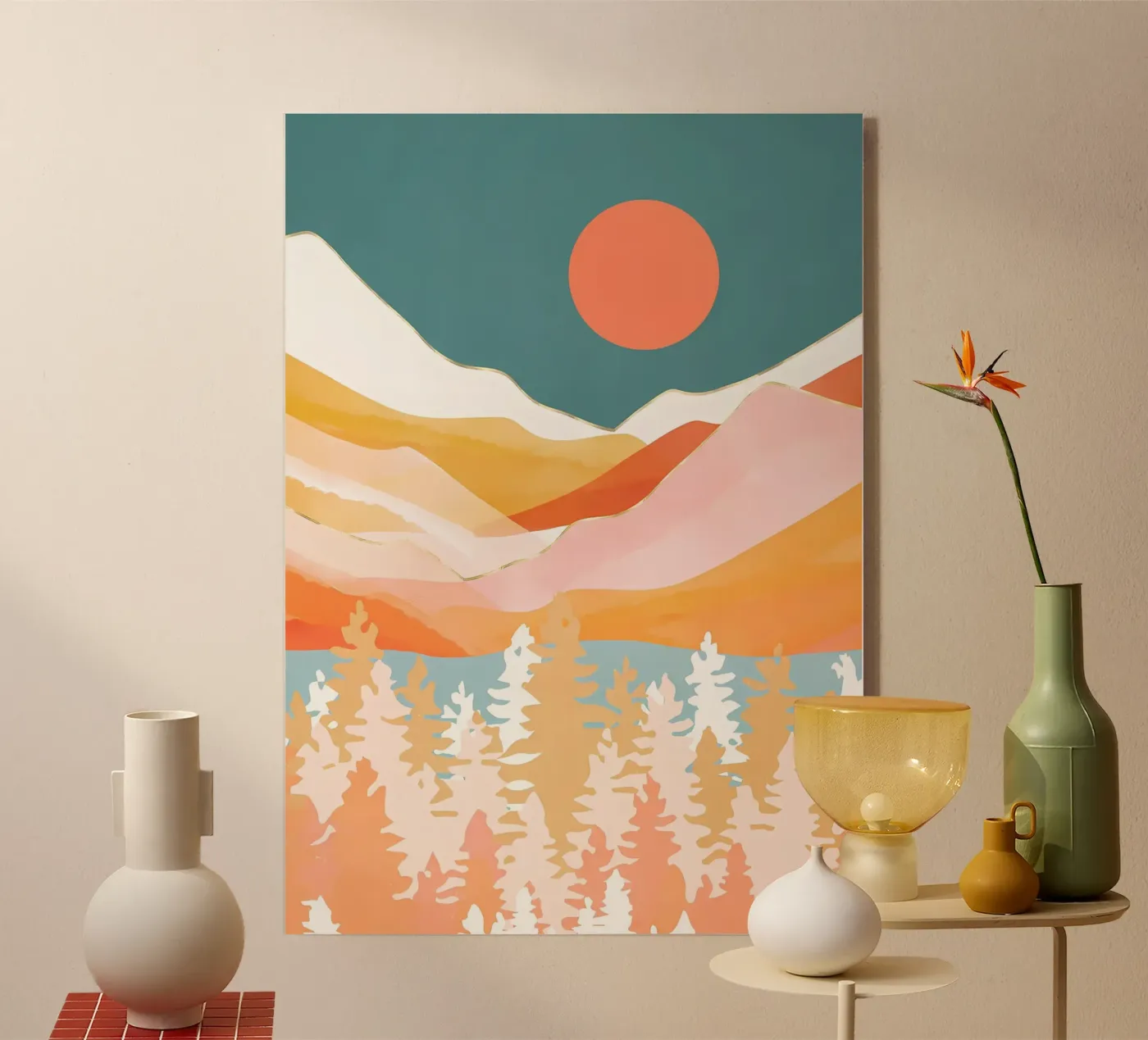 Sunrise Valley plexiglass da Albert S Jacob