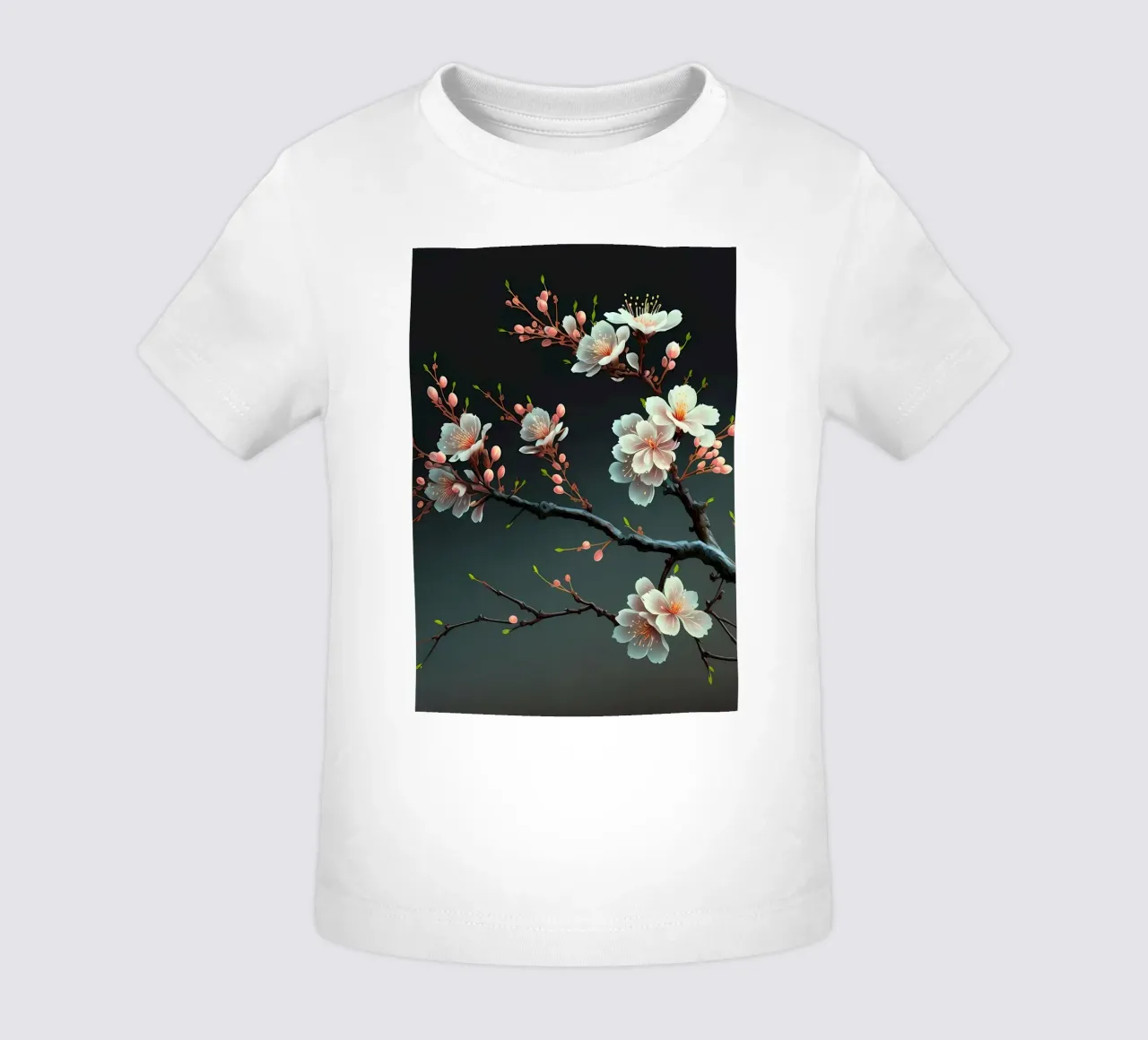 Fiori di ciliegio in Giappone maglietta neonato da Rebecca Clark Wyrick
