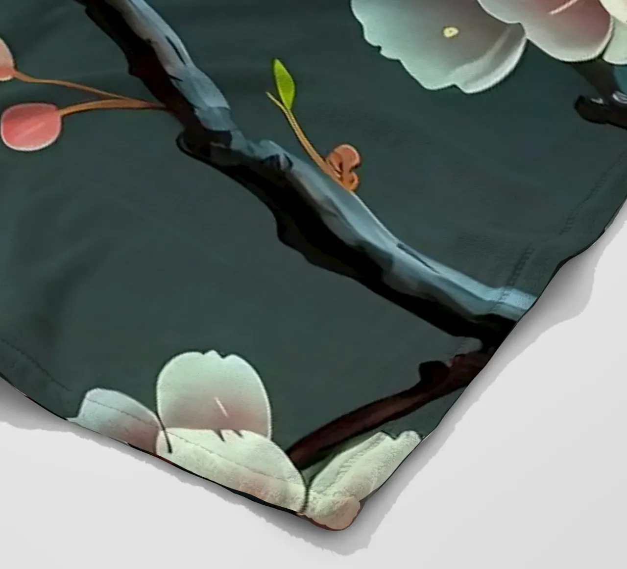 Fiori di ciliegio in Giappone coperta in pile da Rebecca Clark Wyrick