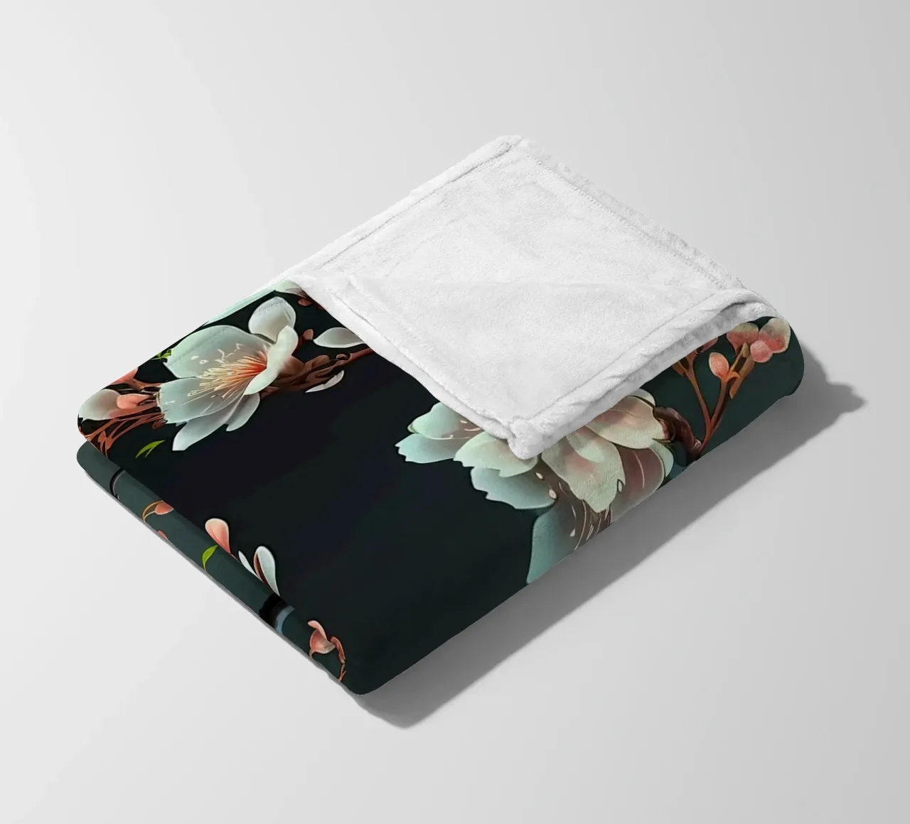 Fiori di ciliegio in Giappone coperta in pile da Rebecca Clark Wyrick
