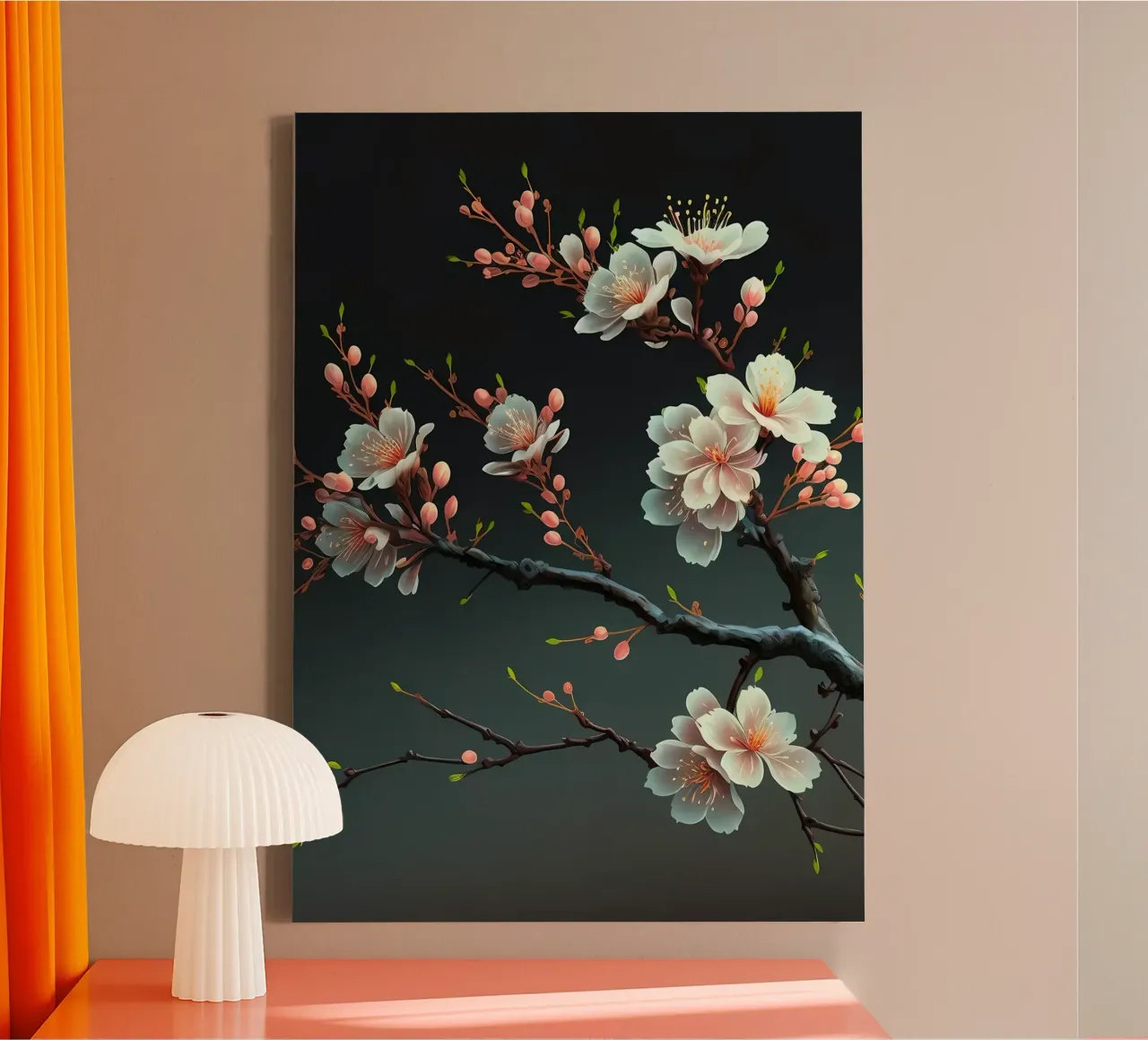 Fiori di ciliegio in Giappone tela con Cornice a cassetta da Rebecca Clark Wyrick