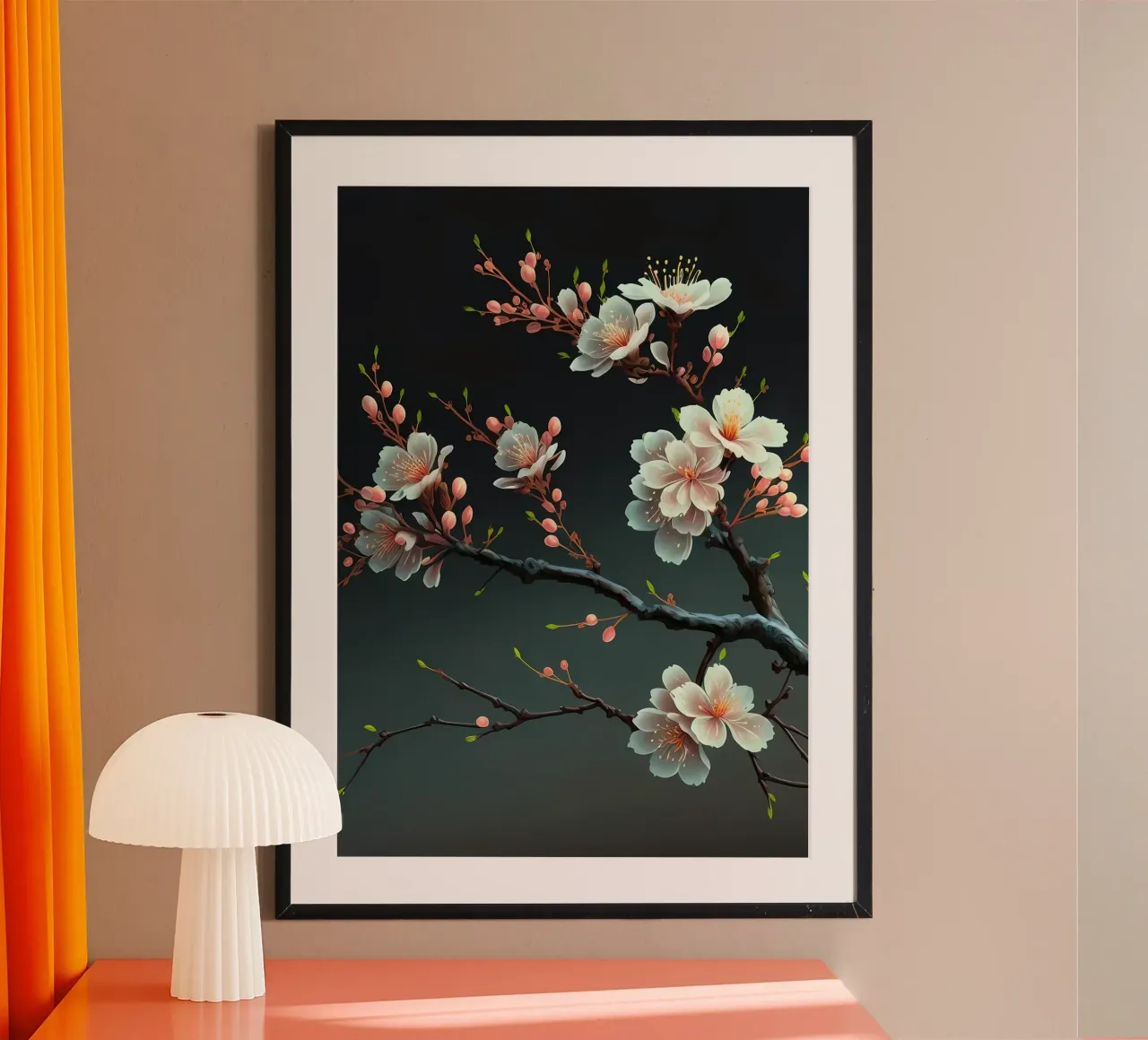 Fiori di ciliegio in Giappone carta hahnemühle da Rebecca Clark Wyrick