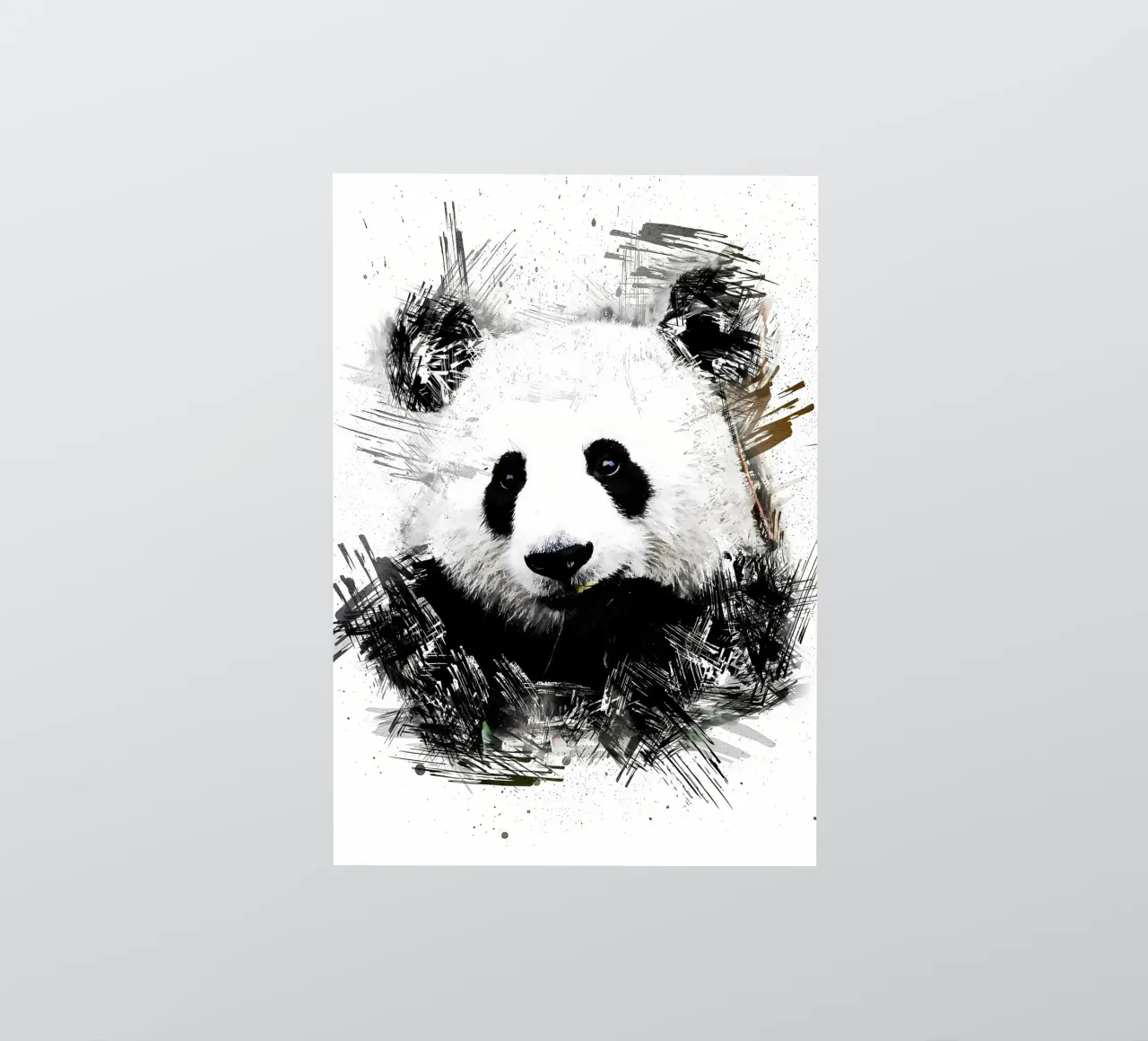 Pinturas de pandas pegatina de James M Coyle