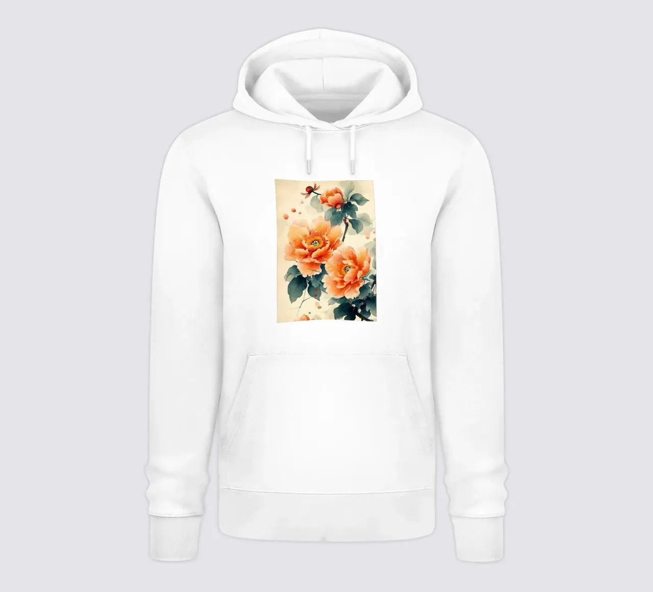 Fiori acquerellati felpa con cappuccio da Rebecca Clark Wyrick