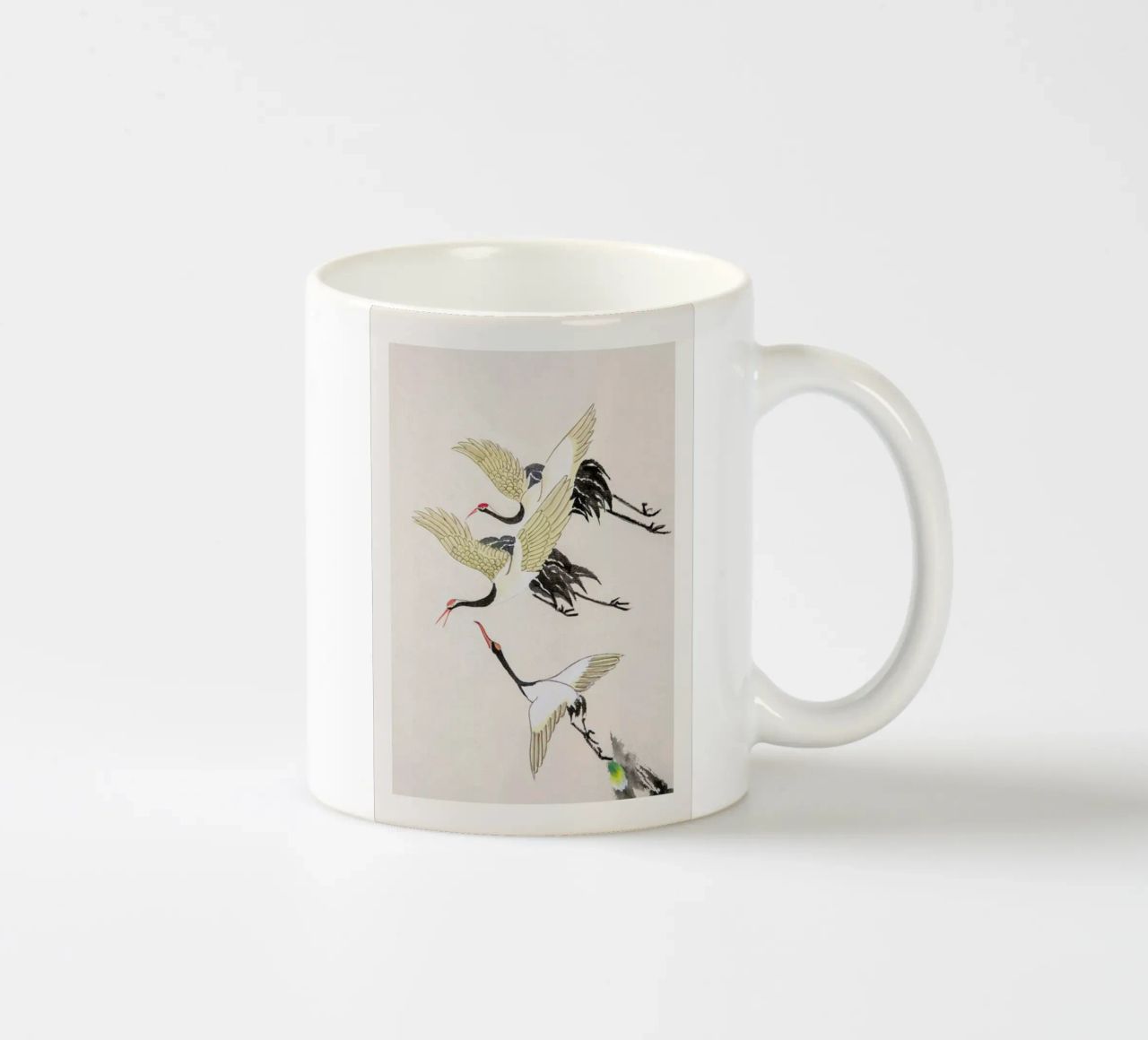 Swooping Cranes tazza in ceramica da Flora & Fauna