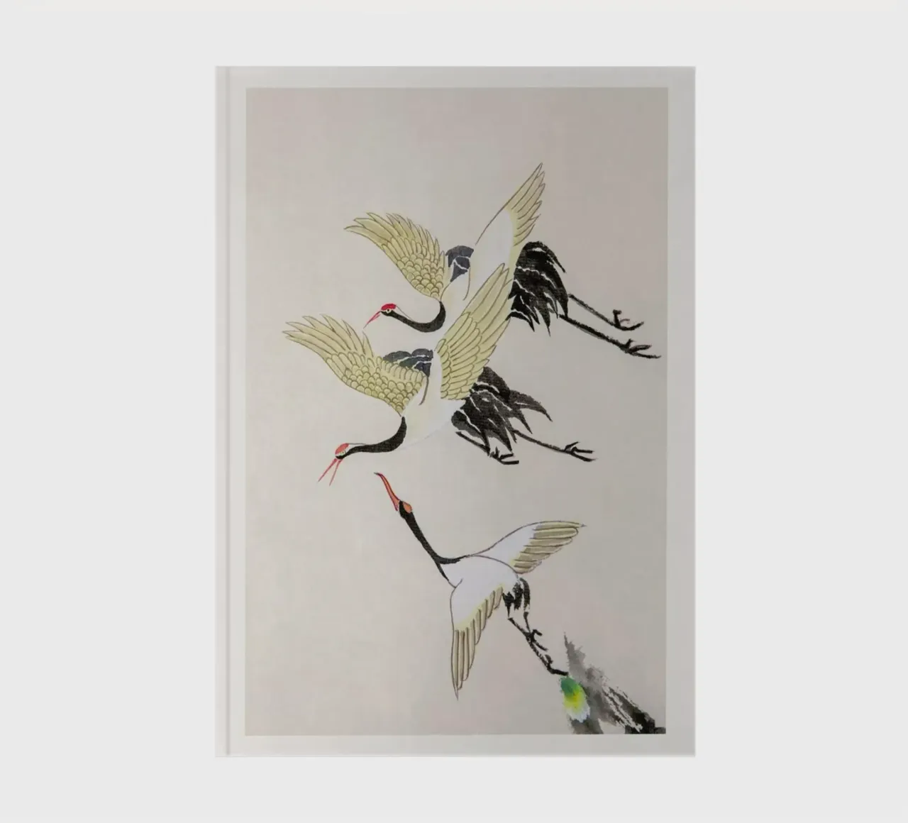 Swooping Cranes notebook by Flora & Fauna